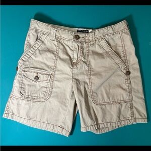 Polo Jeans Ralph Lauren Size 4 Beige Cargo Shorts Hiking Outdoor #3430